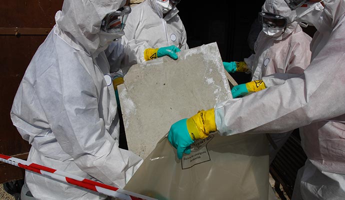 Professional asbestos removal service