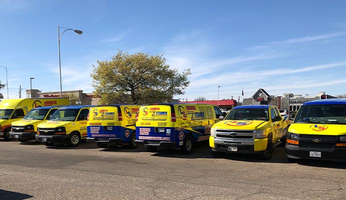 Lubbock Steamer service trucks