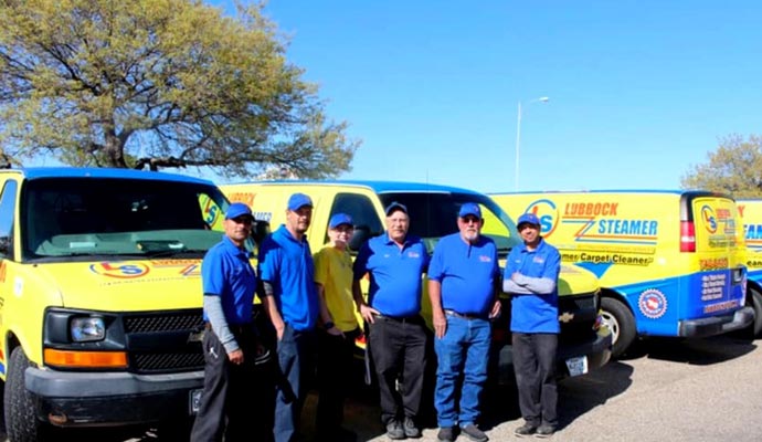 Lubbok Steamer Restoration and Cleaning Services team