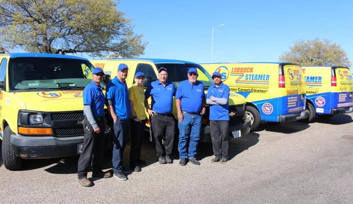 Lubbock Steamer Cleaning & Restoration service team