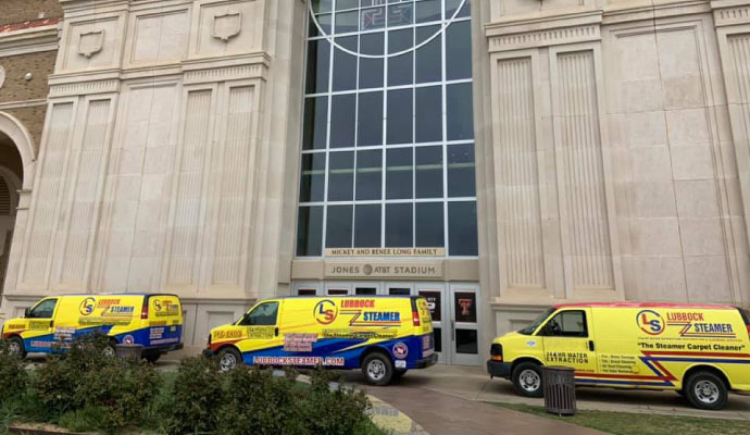 Lubbock Steamer Cleaning & Restoration service vehicles